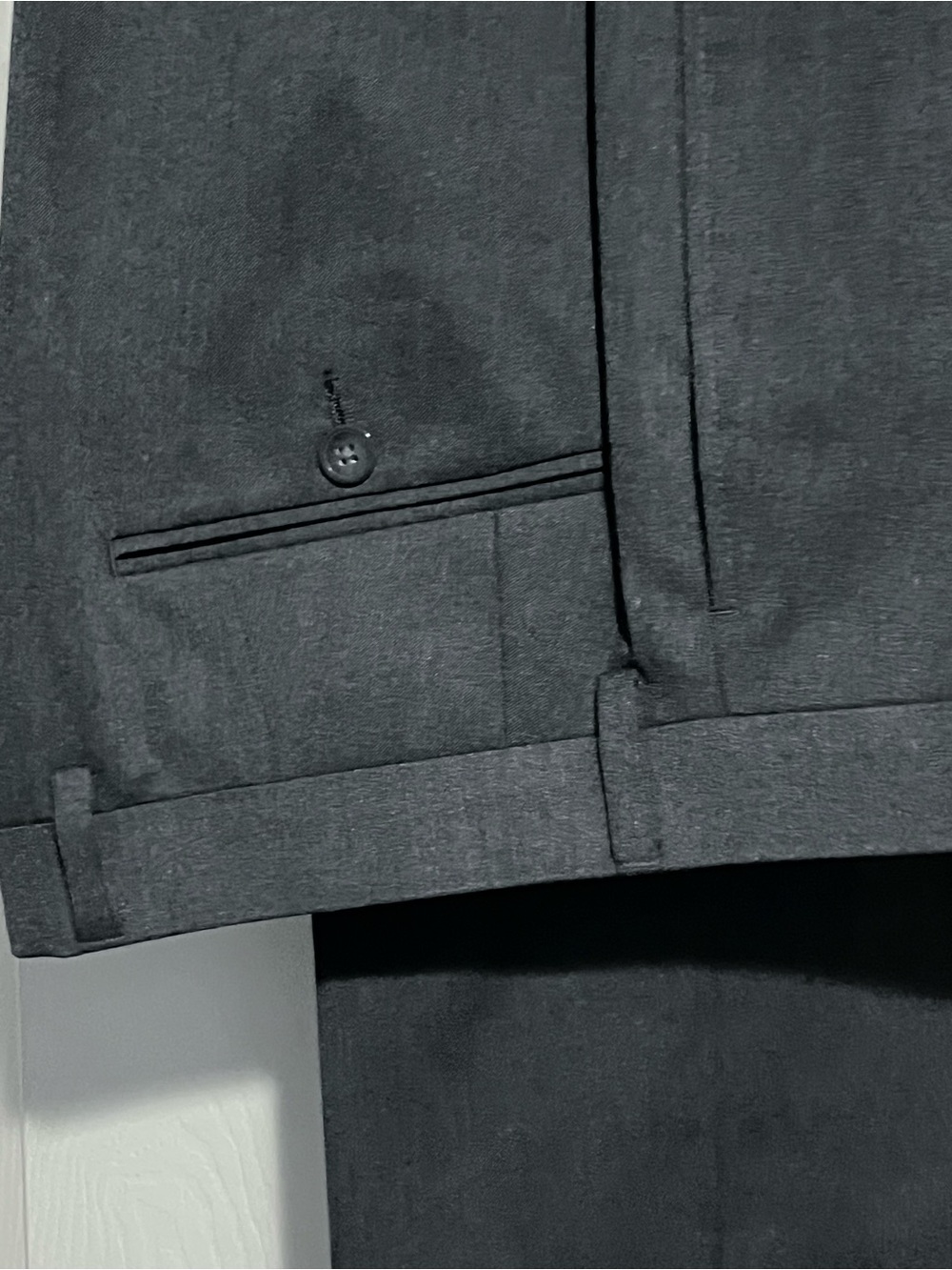 Izod Men's Dress Pants in Charcoal Gray